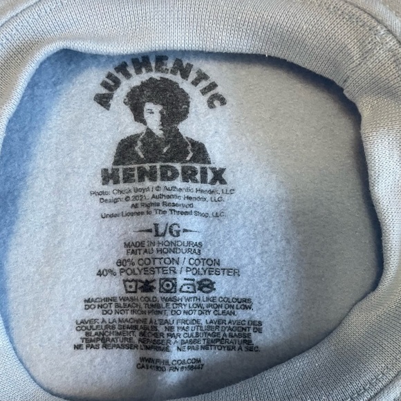 Blue Graphic Men's Sweater - Picture 3 of 4